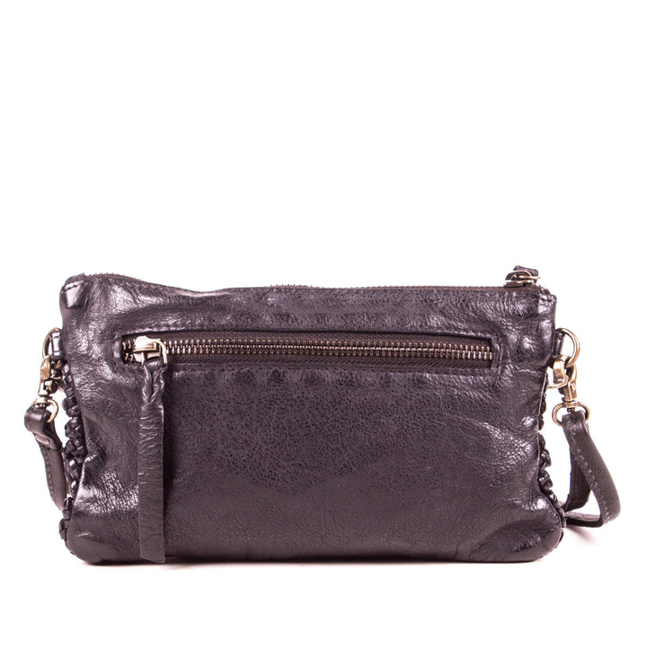 Art N Vintage – Women’s milano leather Black clutch sling Bag