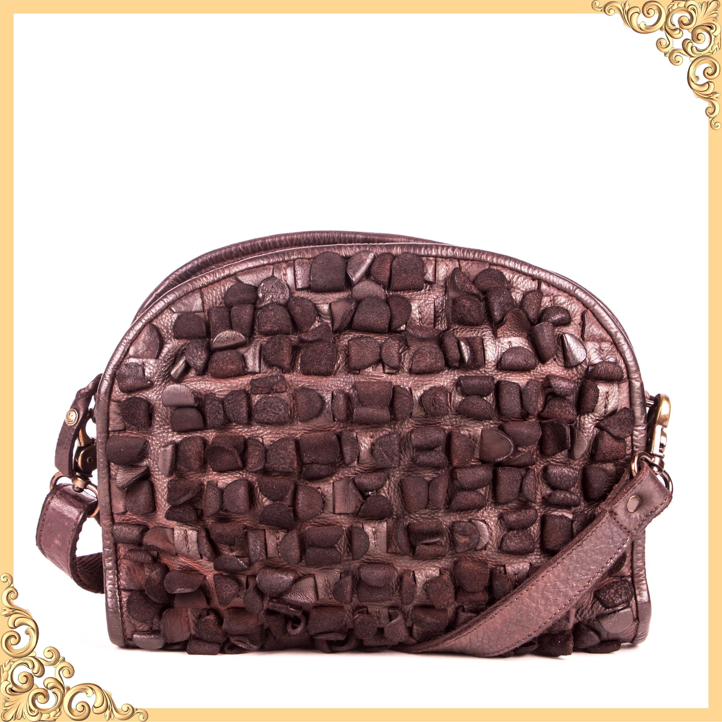 Art N Vintage – Women’s milano leather Brown cross-body Bag