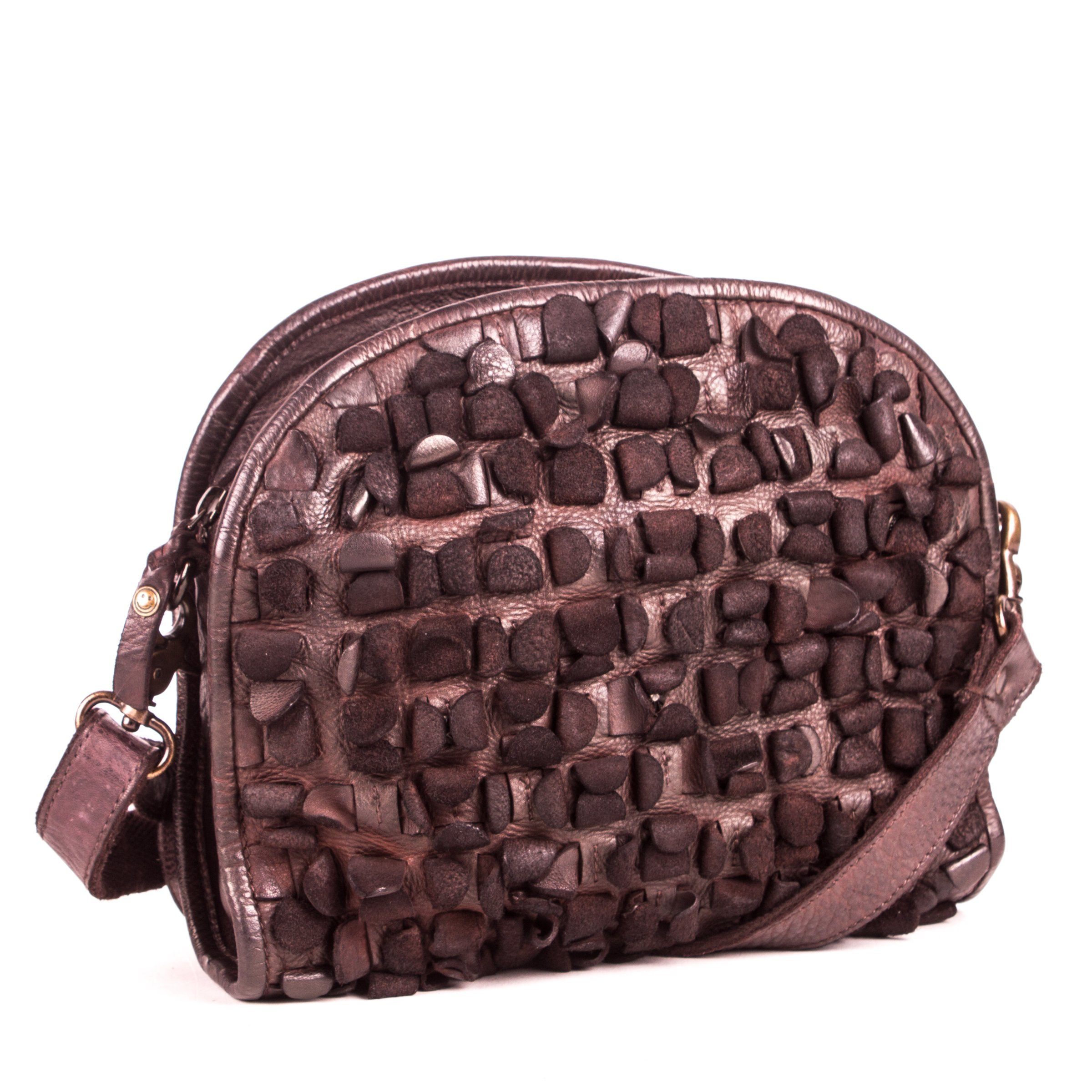 Art N Vintage – Women’s milano leather Brown cross-body Bag