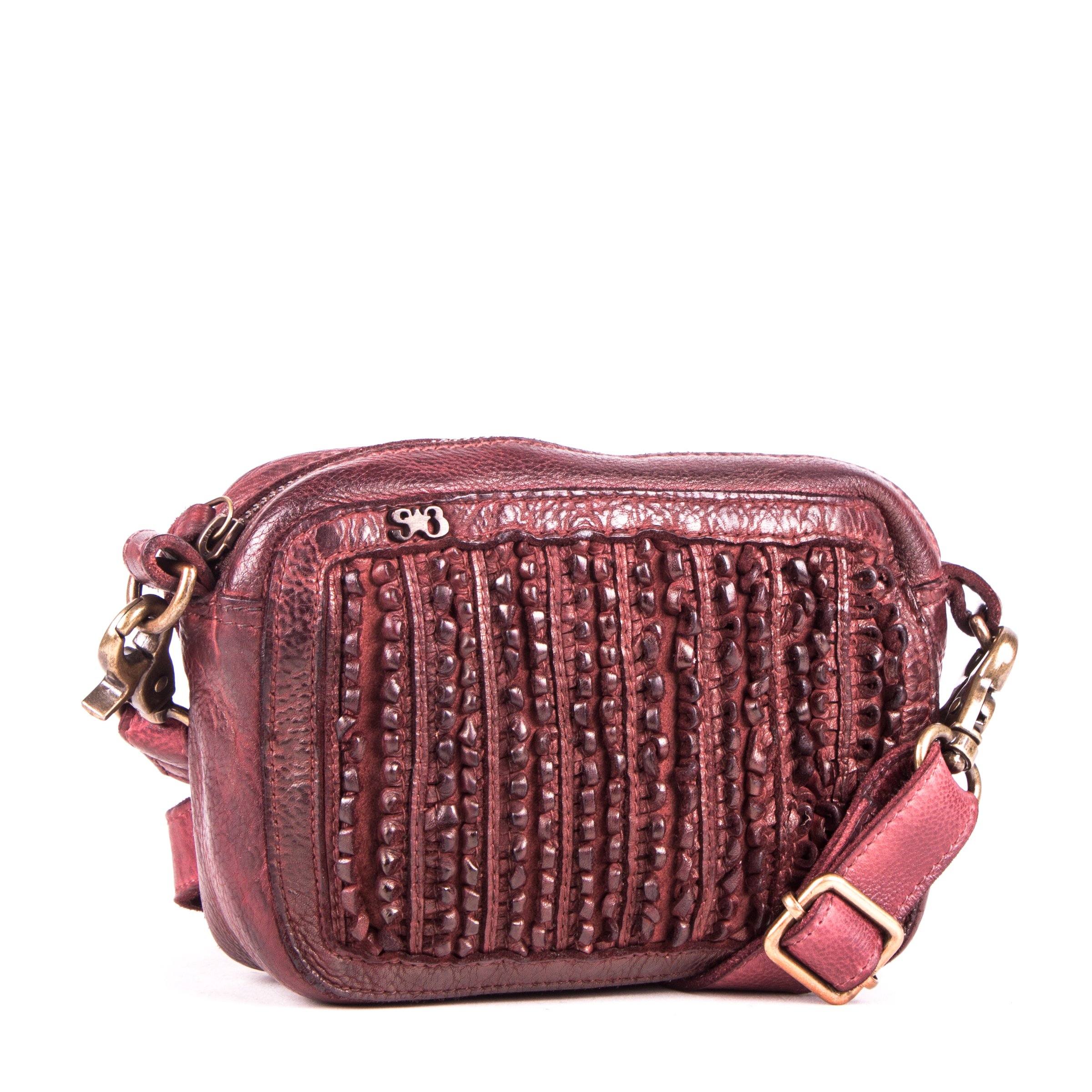 Art N Vintage – Women’s milano leather Burgundy clutch Bag
