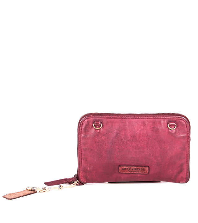 Art N Vintage – Women’s milano leather Red studded sling Bag